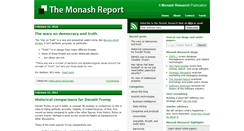 Desktop Screenshot of monashreport.com